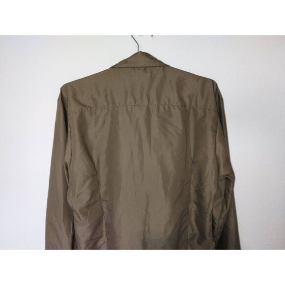 NWT Masorini AOWOFS Mens Jacket Brown Faux Vegan Moto Leather Jacket Zippers Zip - Picture 8 of 15